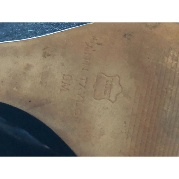 Ann Taylor Black Suede Leather Wedge Platform Ankl - Picture 9 of 9